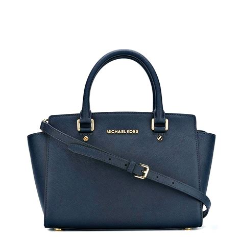 michael kors синяя сумка